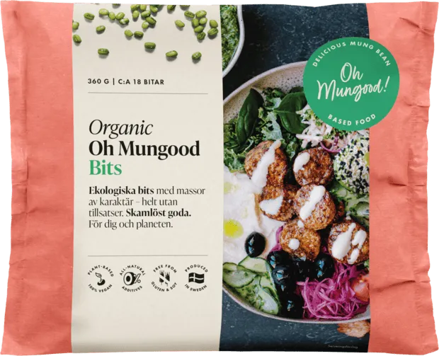 Förpackning Organic Mung Bean Bits